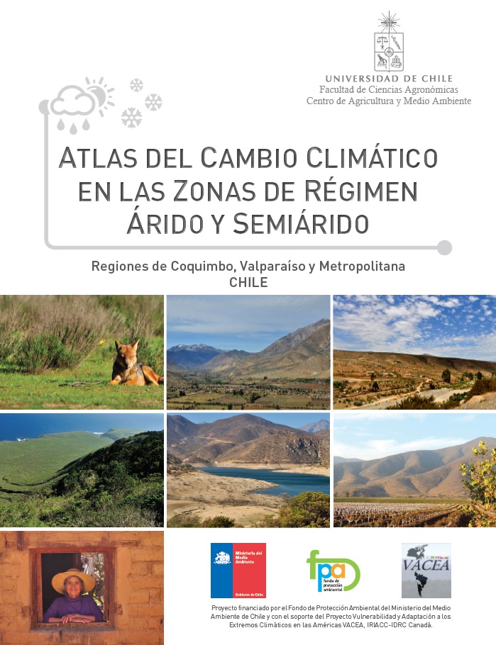 Atlas Cambio climatico agricultura silvoagropecuario Chile